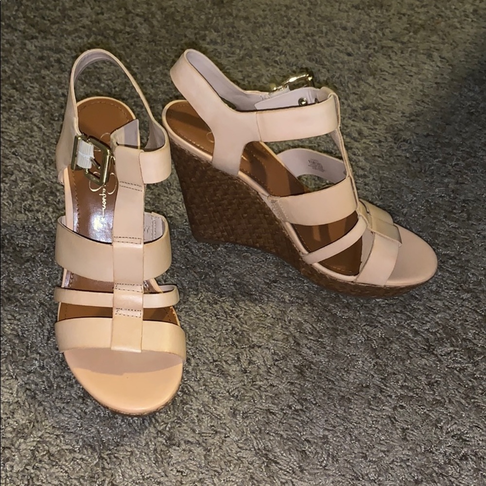 Brand new Jessica Simpson wedges size 9.5